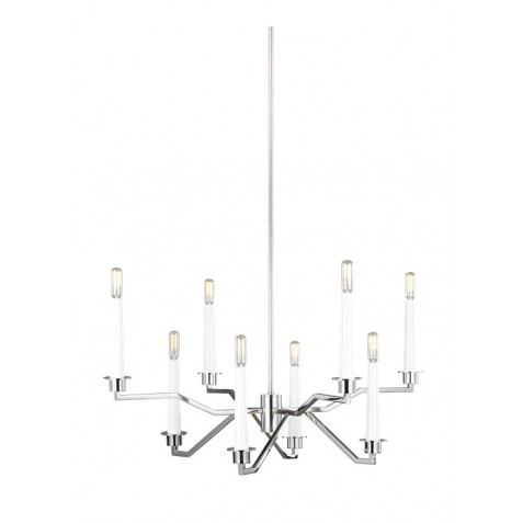 Hopton 8 - Light Chandelier EC1108PN