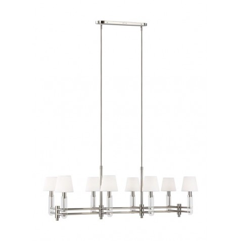 Jake 8 - Light Linear Chandelier LC1128PN