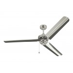 54' Studio Fan - Polished Nickel