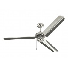 54' Studio Fan - Polished Nickel