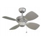 28" Colony II Fan - Brushed Pewter