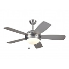 44" Discus II Fan - Brushed Steel