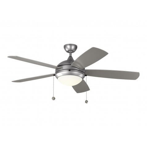 52" Discus Outdoor Fan - Painted Brushed Steel