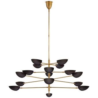 Люстра Graphic Grande Four-Tier Chandelier ARN 5503HAB-BLK