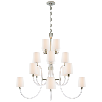 Люстра Clarice Large Chandelier JN 5030CG/PN-L