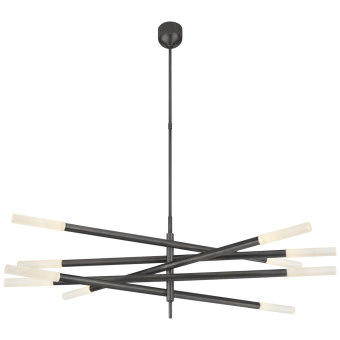 Люстра Rousseau Grande Ten Light Articulating Chandelier KW 5587BZ-EC