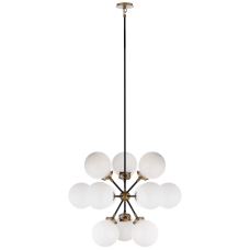 Люстра Bistro Small Round Chandelier S 5270HAB/BLK-WG