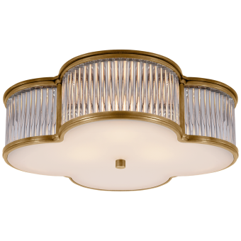 Люстра Basil 17'' Flush Mount AH 4015NB/CG-FG