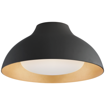 Потолочный светильник Agnes 15'' Flush Mount ARN 4350MBK-SWG