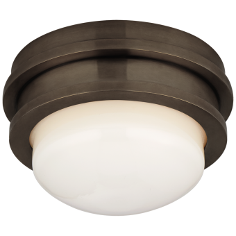 Люстра Launceton 5'' Solitaire Flush Mount CHC 4600BZ-WG