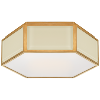 Люстра Bradford Small Hexagonal Flush Mount KS 4120CRE/SB-FG