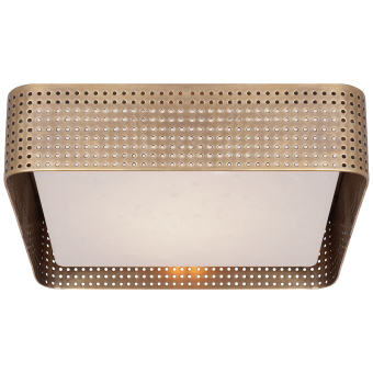 Люстра Precision Large Square Flush Mount KW 4061AB-CDG