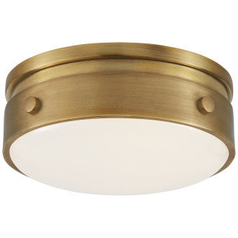 Люстра Hicks 5.5'' Solitaire Flush Mount TOB 4062HAB-WG