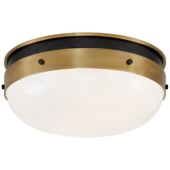 Люстра Hicks Small Flush Mount TOB 4063BZ/HAB-WG