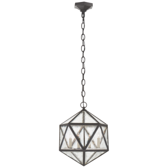 Люстра Zeno Medium 18 Facet Hedron Lantern CHC 5201AI-AM