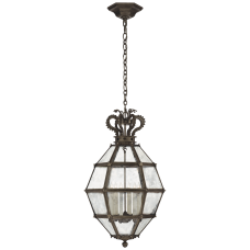 Люстра Venezia Medium Faceted Scroll-Top Lantern CHC 5262AI-AM