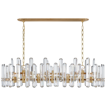 Люстра Bonnington Large Linear Chandelier ARN 5127HAB-CG
