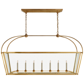 Люстра Plantation Large Linear Pendant CHC 5438AB-CG