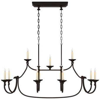 Люстра Flemish Large Linear Pendant CHC 5495AI