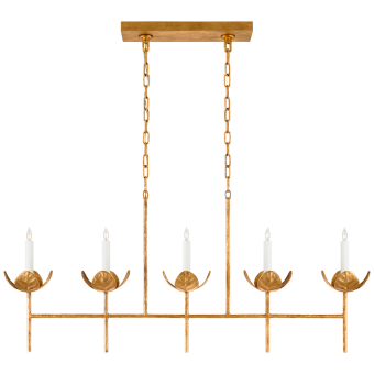 Люстра Illana Large Linear Chandelier JN 5630AGL