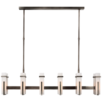 Люстра Malik Large Linear Chandelier S 5915BZ-ALB
