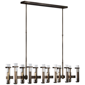 Люстра Malik Large Linear Chandelier S 5915BZ-CG