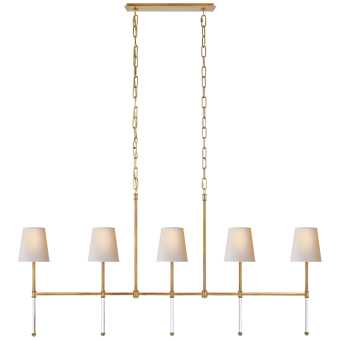 Люстра Camille Medium Linear Chandelier SK 5055HAB-NP