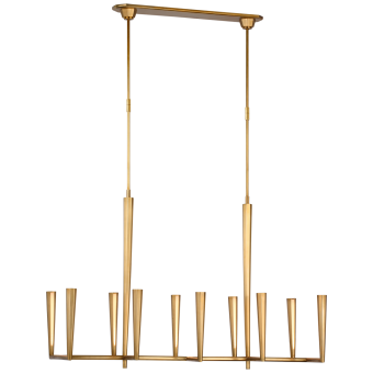 Люстра Galahad Large Linear Chandelier TOB 5715HAB