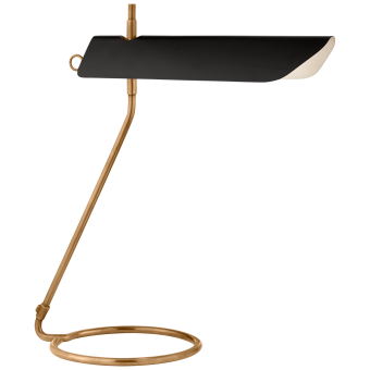 Настольная лампа Miles Medium Task Lamp CHA 8724AB-BLK