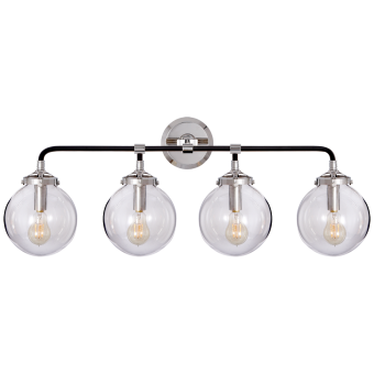 Бра Bistro Four Light Bath Sconce S 2025PN/BLK-CG