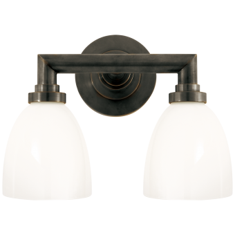Бра Wilton Double Bath Light SL 2842BZ-WG