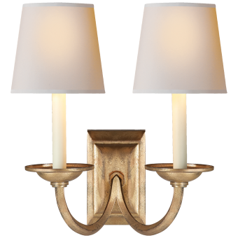 Бра Flemish Double Sconce CHD 1496GI-NP