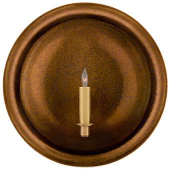 Бра Leeds Large Round Sconce CS 2607CGD