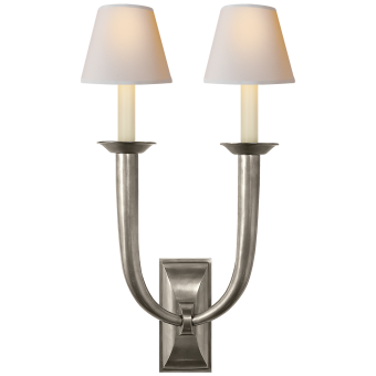 Бра French Deco Horn Double Sconce S 2021AN-NP