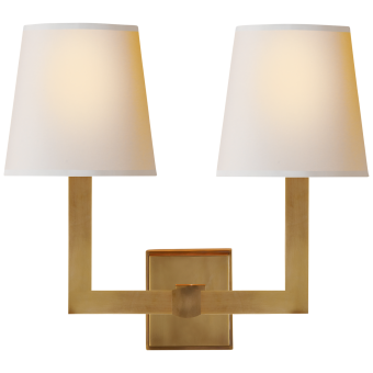 Бра Square Tube Double Sconce SL 2820HAB-NP