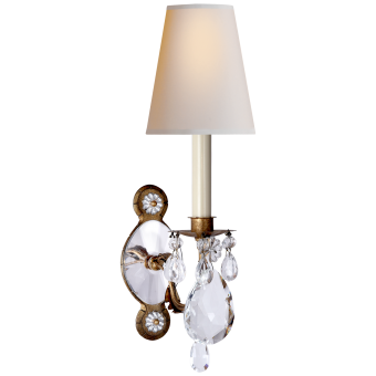 Бра Yves Crystal Single Arm Sconce TOB 2470GI/CG-PL