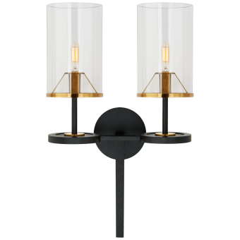 Бра Vivier Double Sconce TOB 2503BK/HAB-CG2