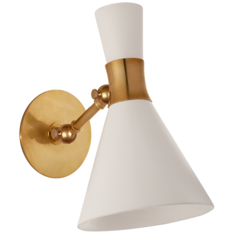 Бра Liam Small Articulating Sconce S 2640HAB-WHT