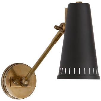 Бра Antonio Adjustable One Arm Wall Lamp TOB 2065HAB-BLK