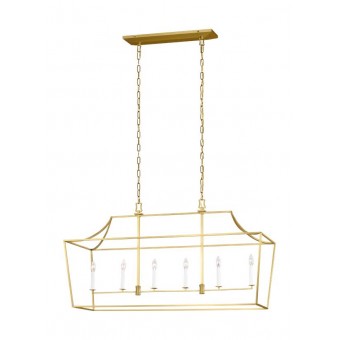 Southold 6 - Light Linear Lantern CC1036BBS
