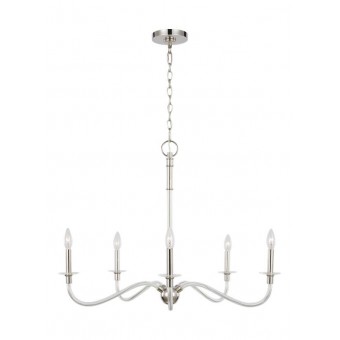 Hanover 5 - Light Small Chandelier CC1315PN