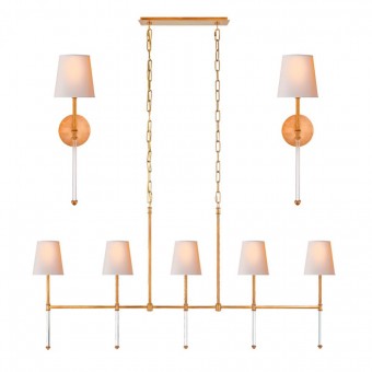 Комплект Люстра Camille Medium Linear и 2 Бра Camille